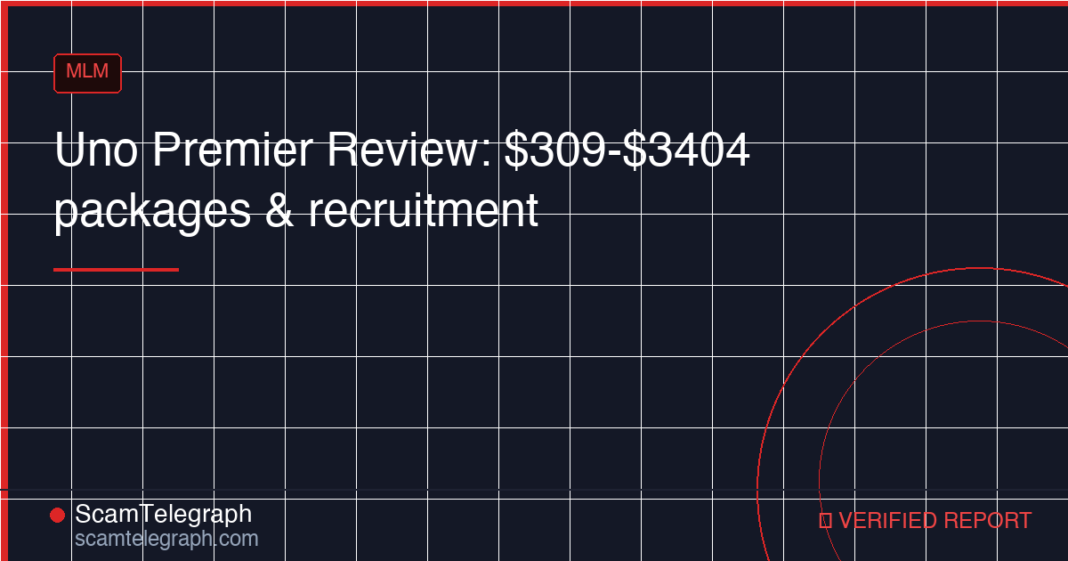 Uno Premier Review: $309-$3404 packages & recruitment