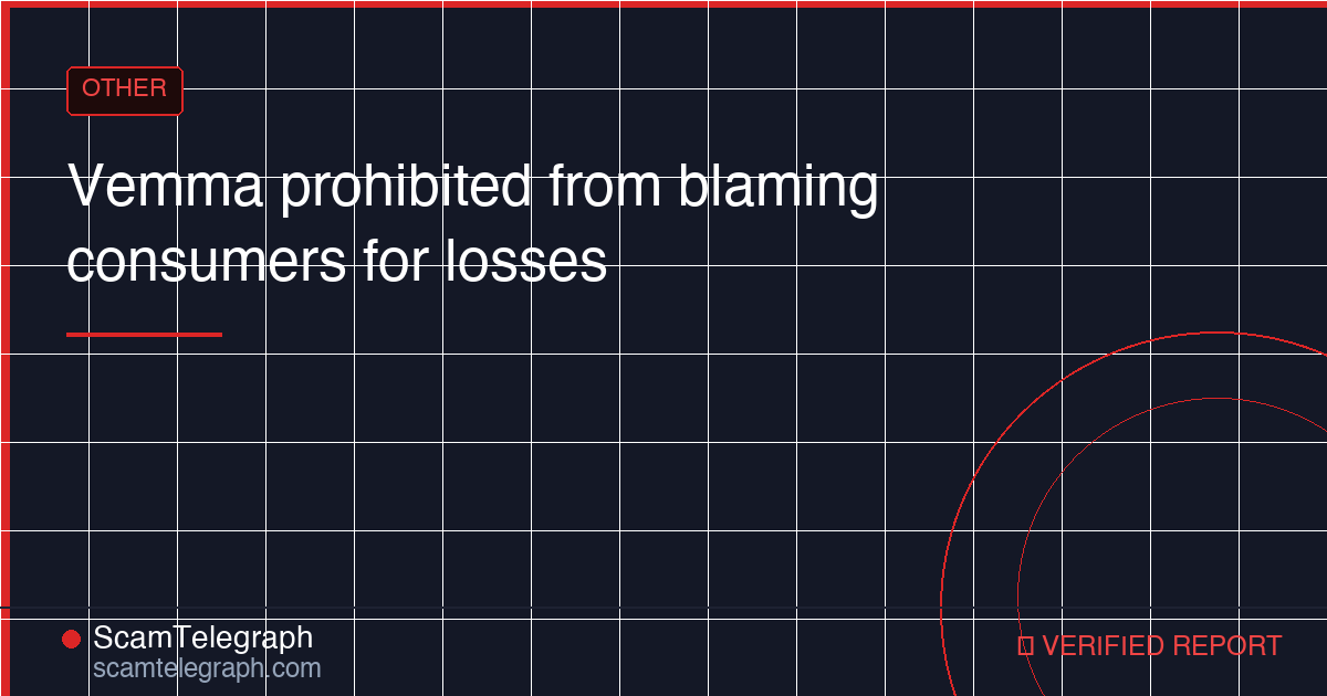 Vemma prohibited from blaming consumers for losses