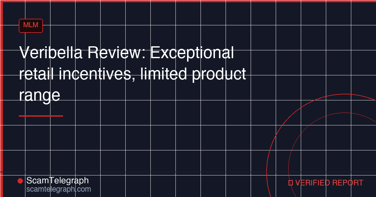 Veribella Review: Exceptional retail incentives, limited product range