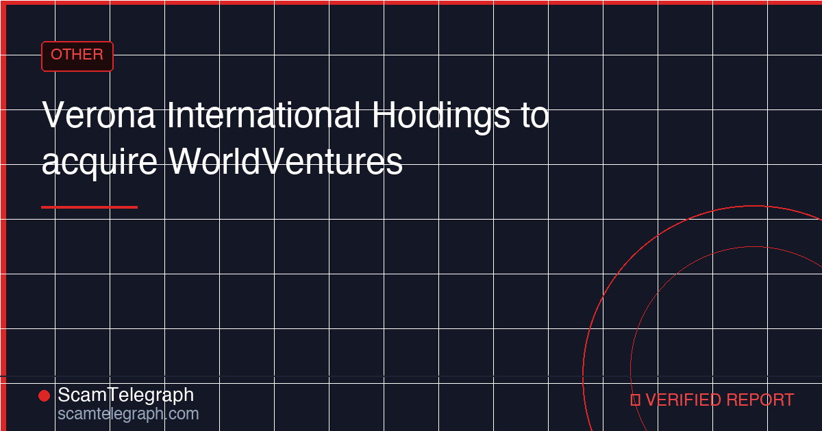 Verona International Holdings to acquire WorldVentures