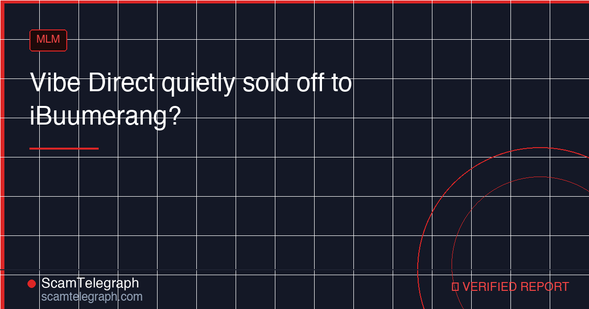 Vibe Direct quietly sold off to iBuumerang?