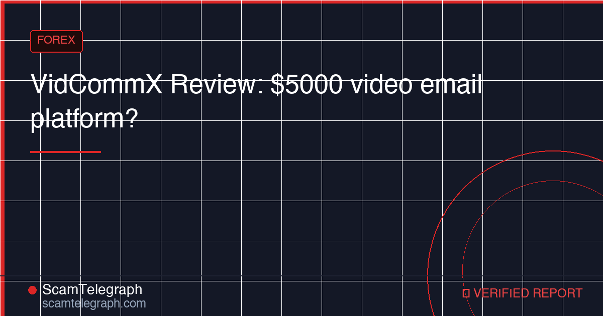 VidCommX Review: $5000 video email platform?