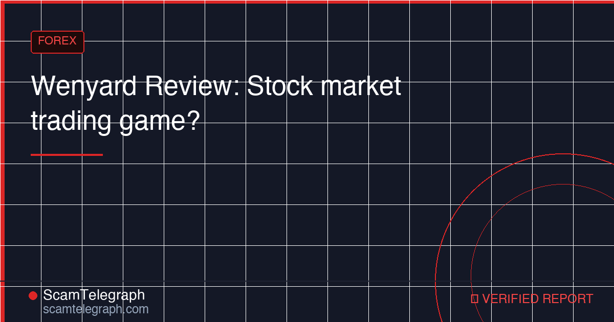 Wenyard Review: Stock market trading game?