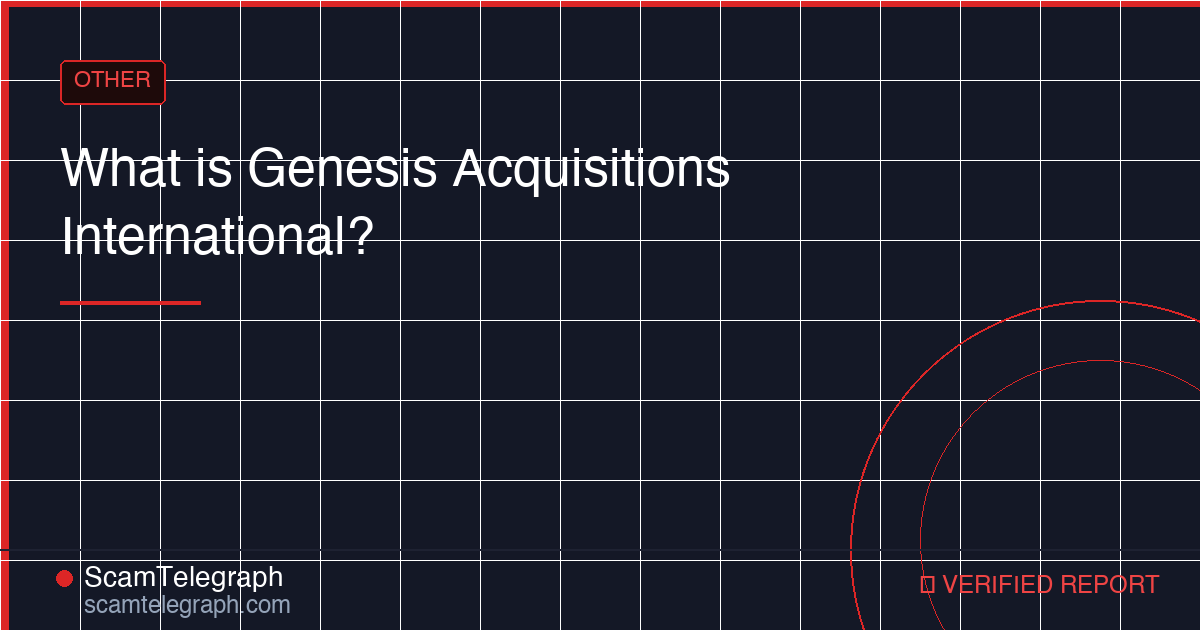 What is Genesis Acquisitions International?