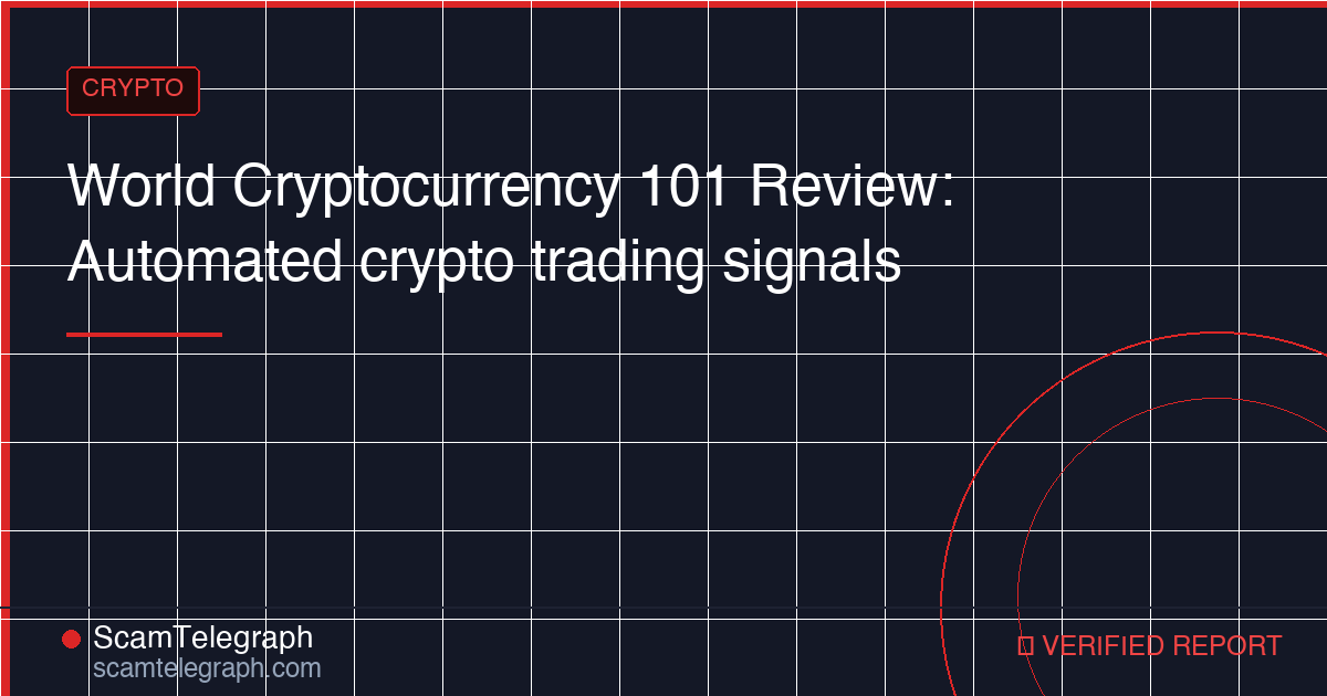 World Cryptocurrency 101 Review: Automated crypto trading signals
