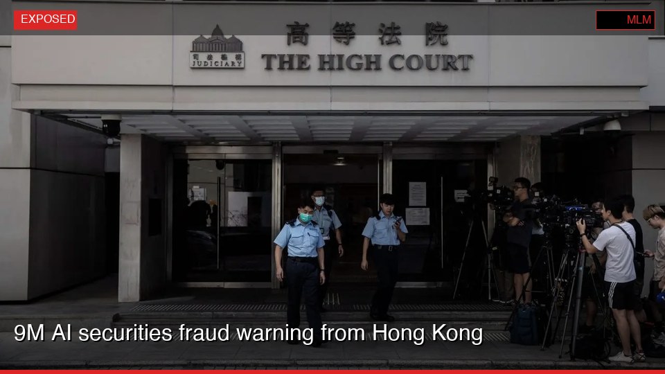 9M AI securities fraud warning from Hong Kong