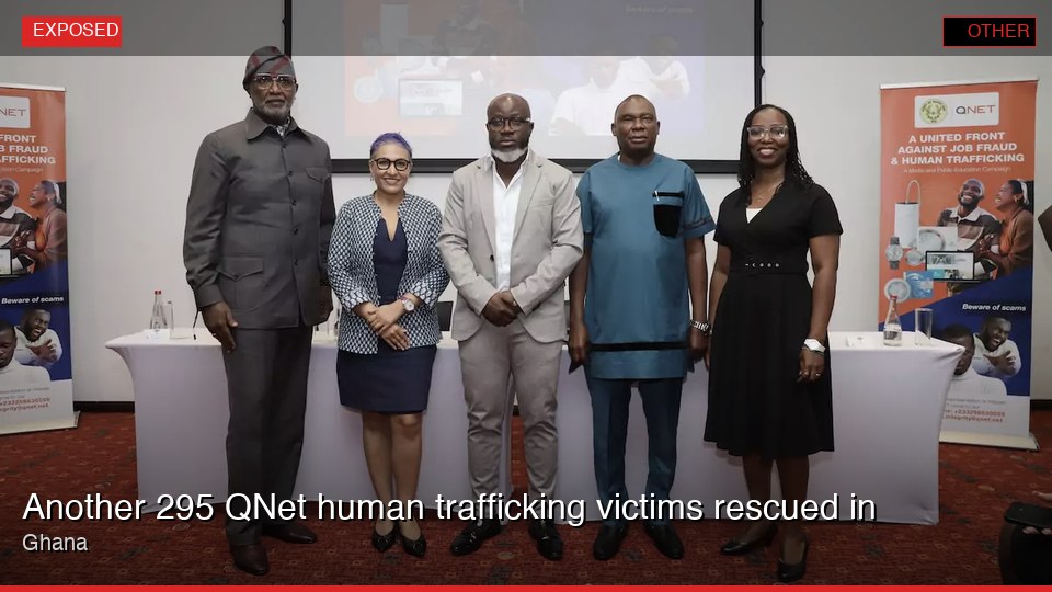 Another 295 QNet human trafficking victims rescued in Ghana