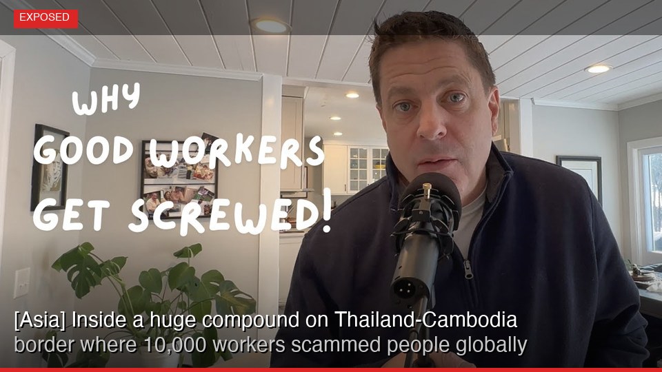 [Asia] Inside a huge compound on Thailand-Cambodia border where 10,000 workers scammed people globally