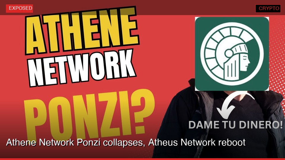 Athene Network Ponzi collapses, Atheus Network reboot