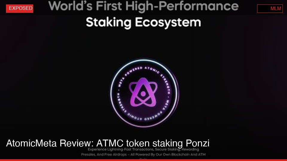 AtomicMeta Review: ATMC token staking Ponzi