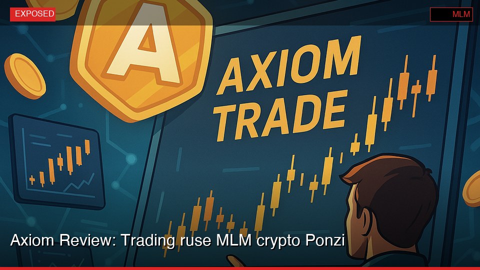 Axiom Review: Trading ruse MLM crypto Ponzi
