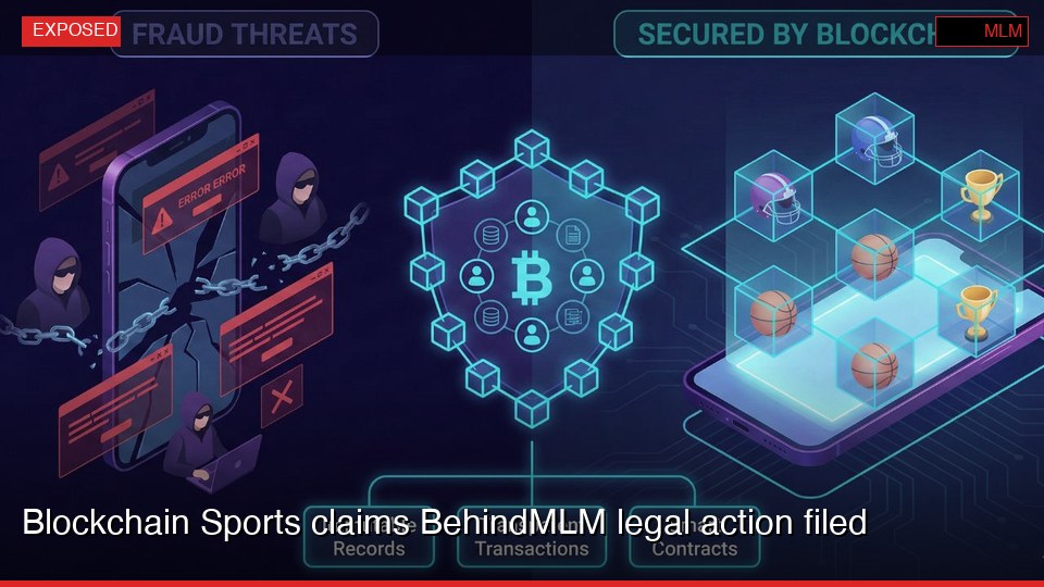Blockchain Sports claims BehindMLM legal action filed