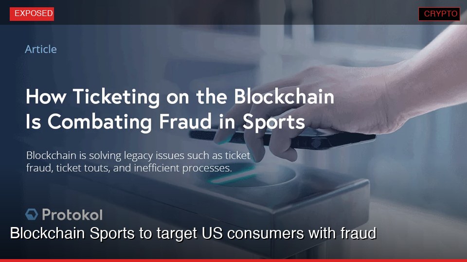 Blockchain Sports to target US consumers with fraud