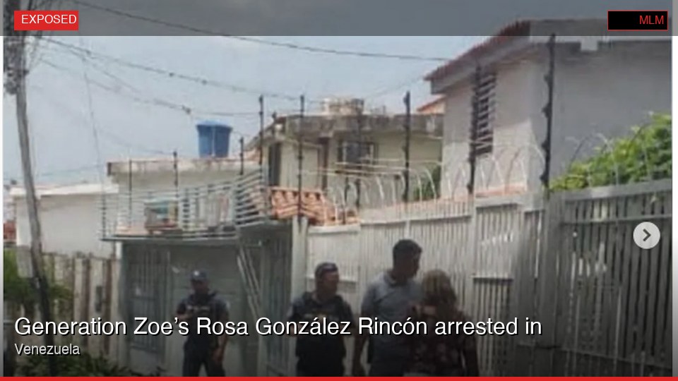 Generation Zoe’s Rosa González Rincón arrested in Venezuela