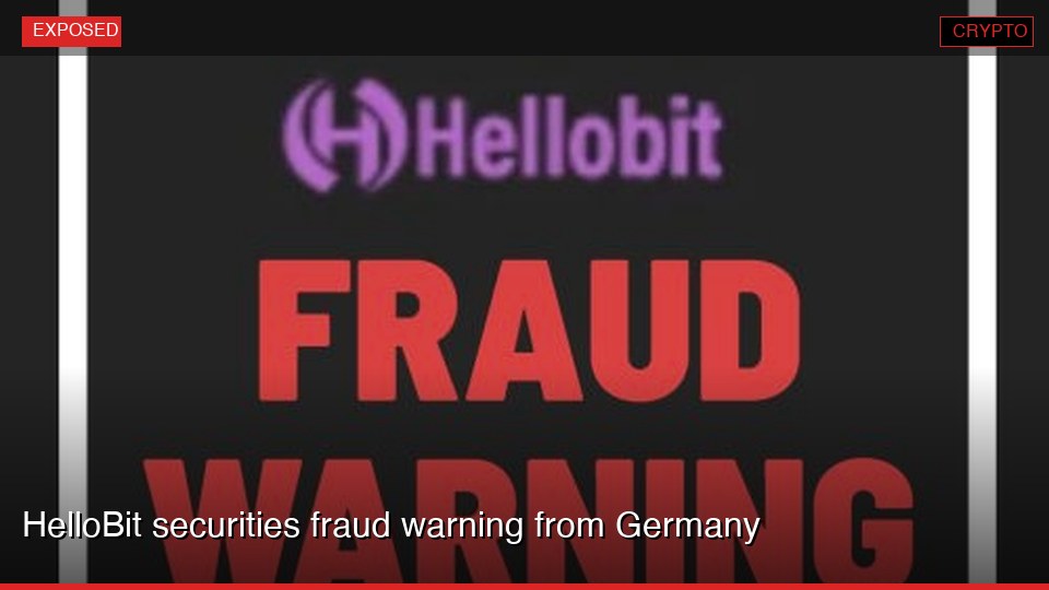 HelloBit securities fraud warning from Germany