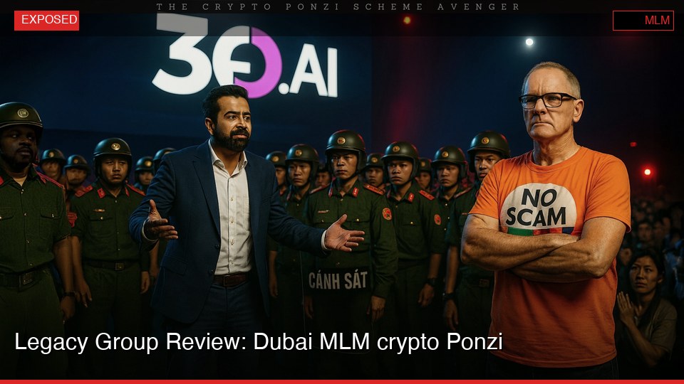 Legacy Group Review: Dubai MLM crypto Ponzi
