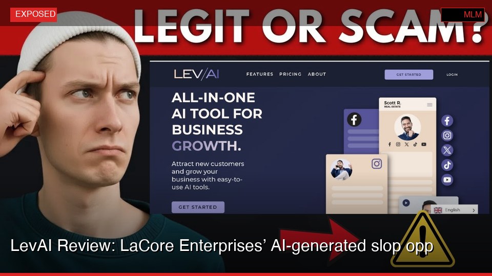 LevAI Review: LaCore Enterprises’ AI-generated slop opp