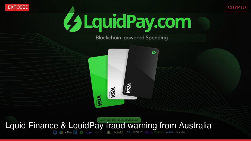 Lquid Finance & LquidPay fraud warning from Australia