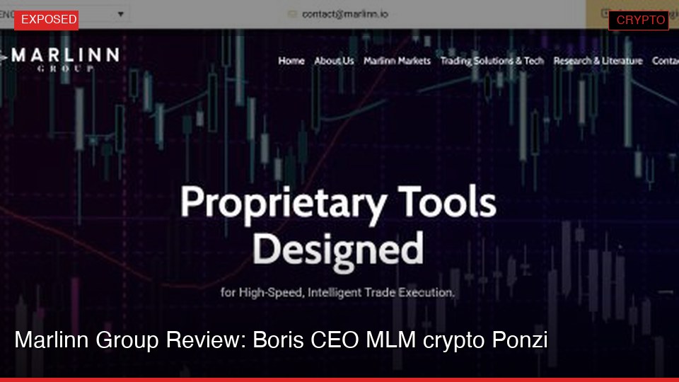 Marlinn Group Review: Boris CEO MLM crypto Ponzi