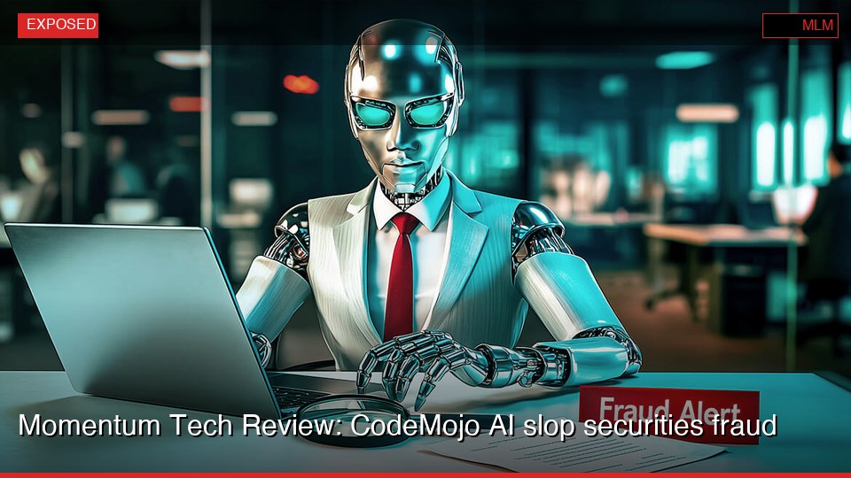 Momentum Tech Review: CodeMojo AI slop securities fraud