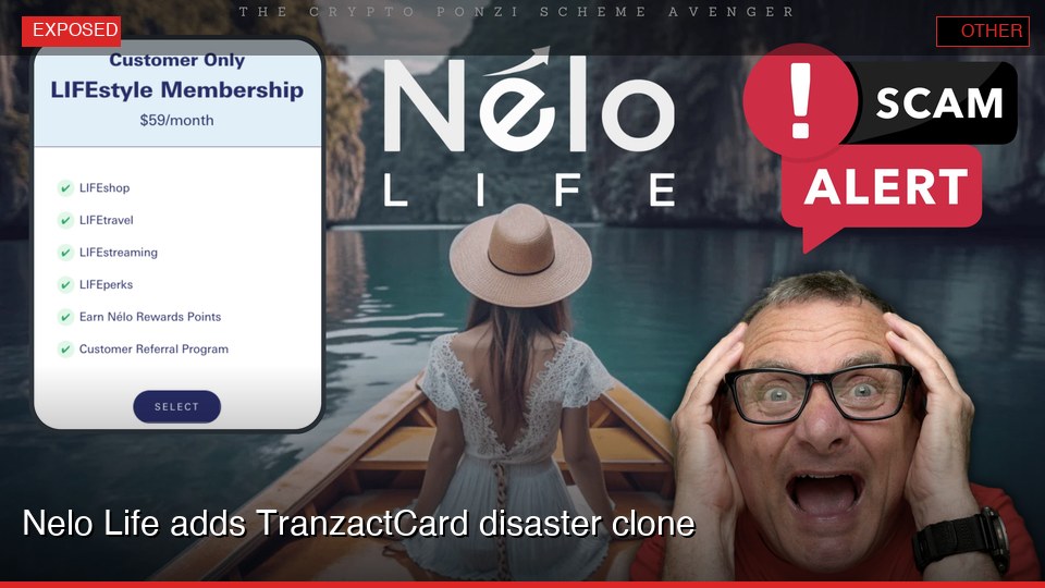 Nelo Life adds TranzactCard disaster clone