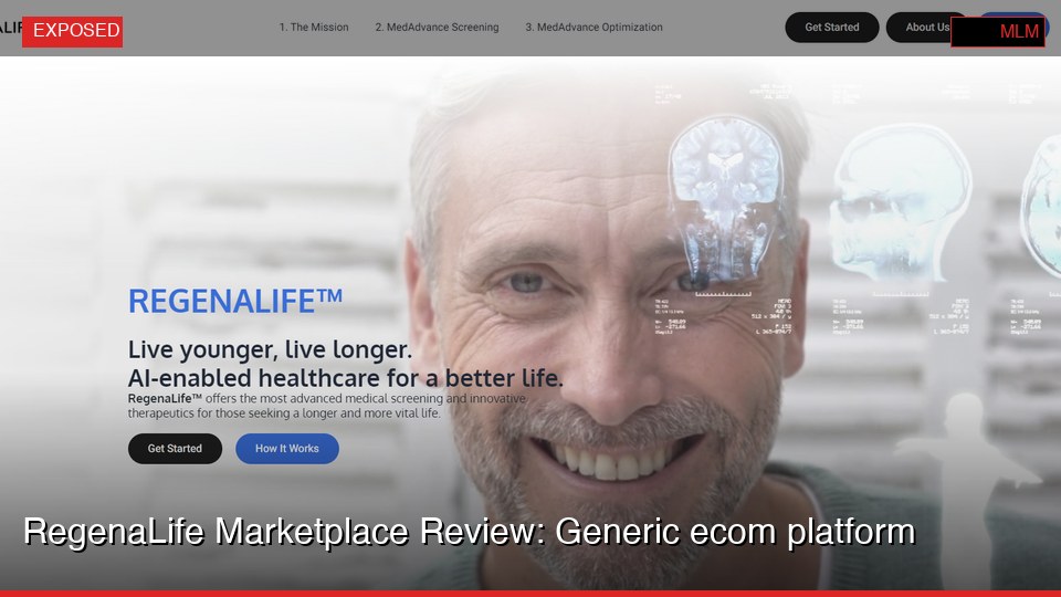 RegenaLife Marketplace Review: Generic ecom platform