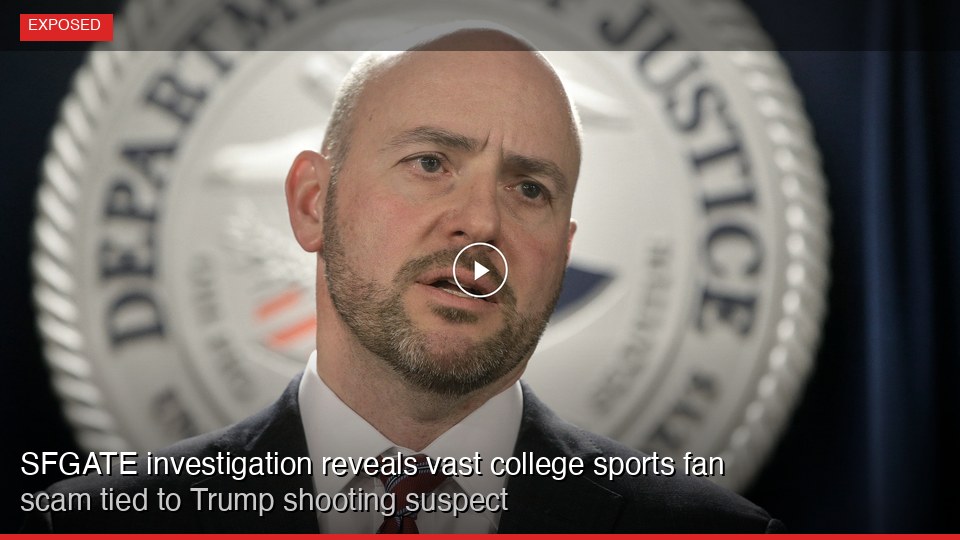 SFGATE investigation reveals vast college sports fan scam tied to Trump shooting suspect