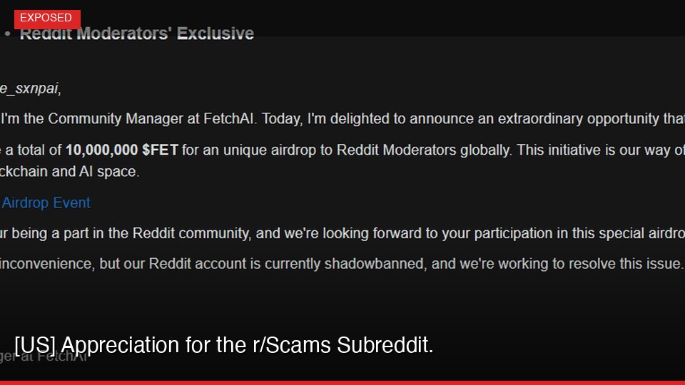 [US] Appreciation for the r/Scams Subreddit.
