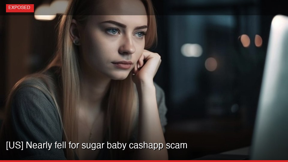 [US] Nearly fell for sugar baby cashapp scam