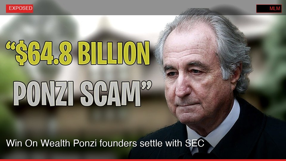 Win On Wealth Ponzi founders settle with SEC